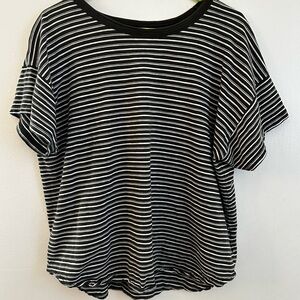 Women’s Madewell Striped Boxy Tee Size XL